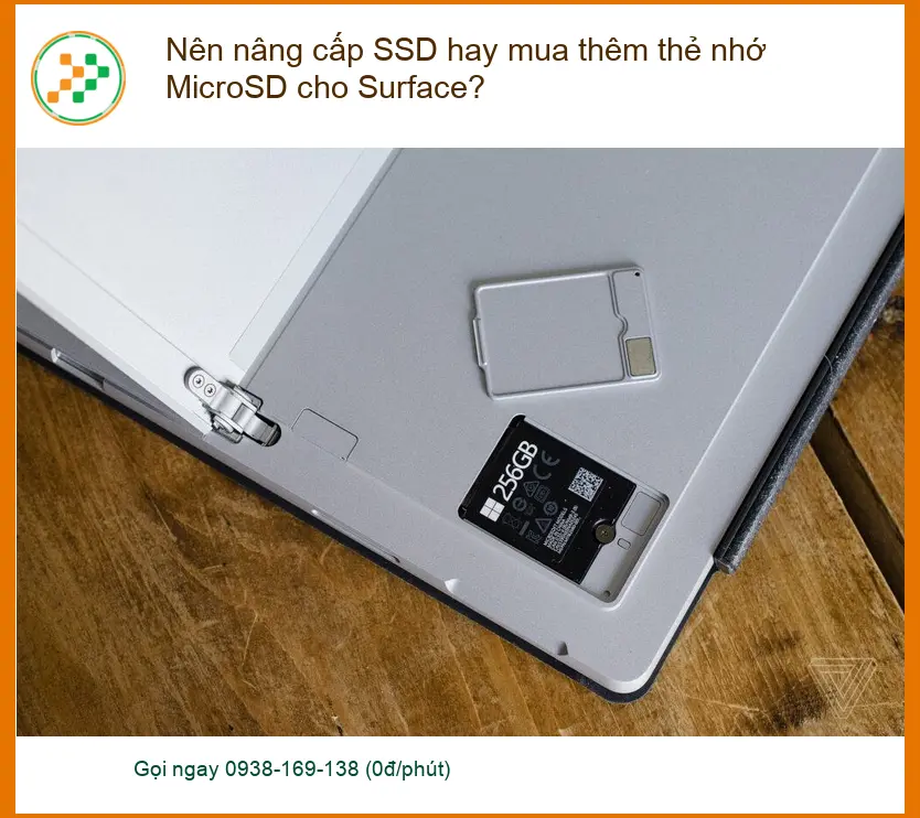 Nên nâng cấp SSD hay mua thêm thẻ nhớ MicroSD cho Surface? - Tư vấn chuyên gia kỹ thuật