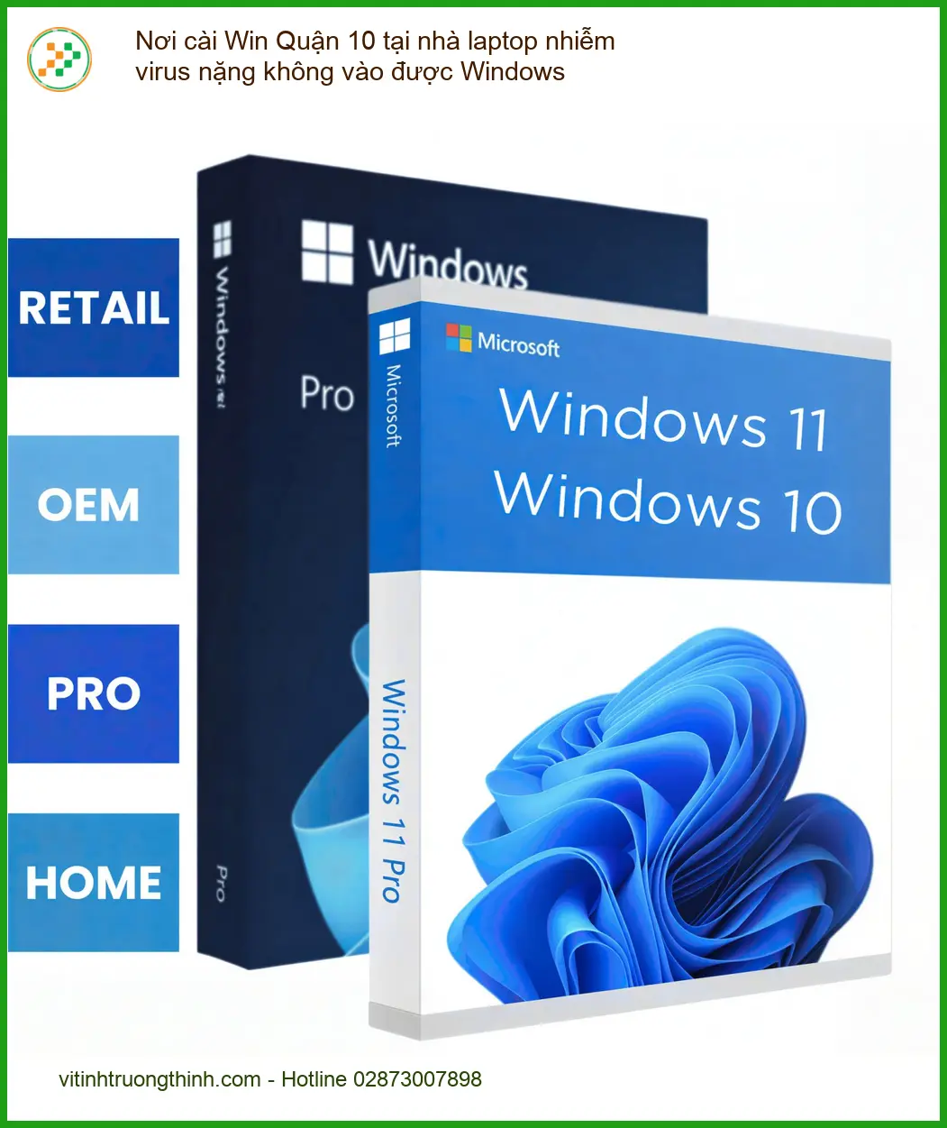 Windows Nơi cài Win Quận 10 tại nhà laptop virus - Sửa nhanh