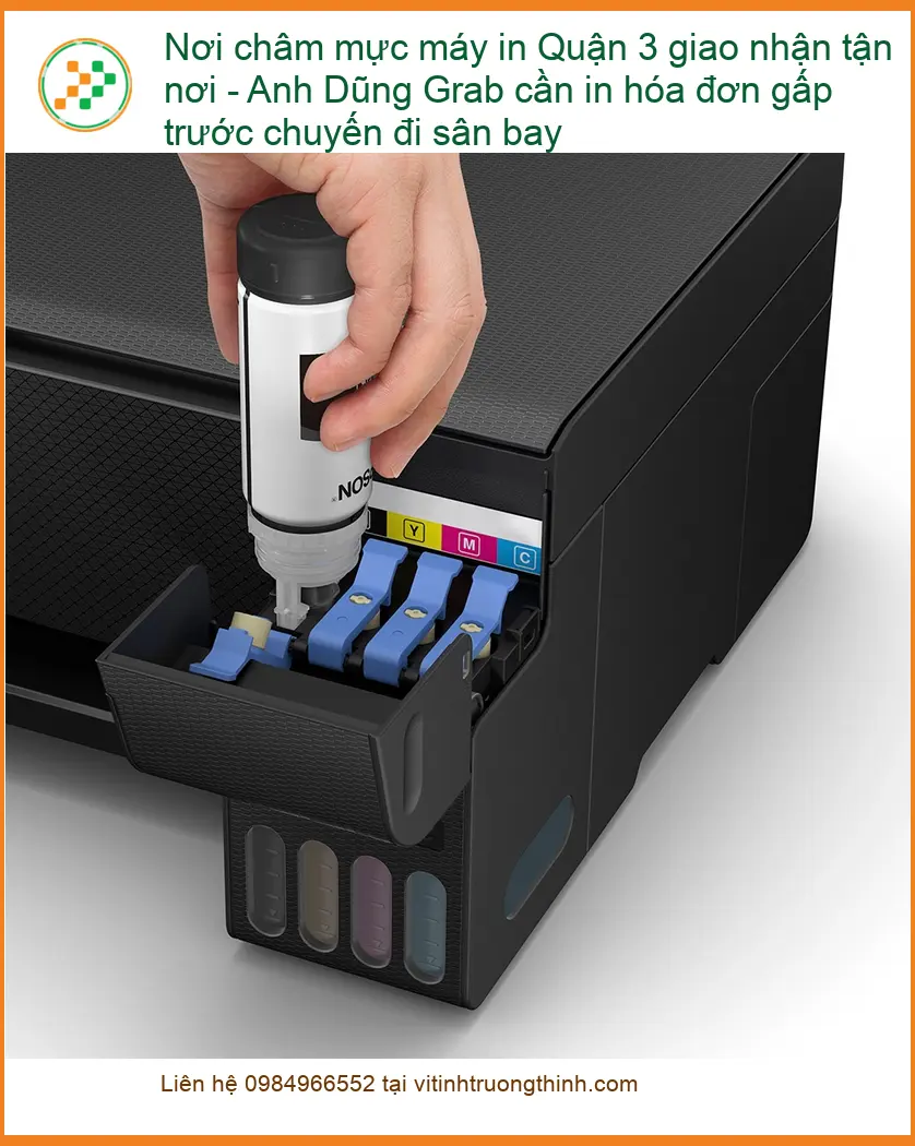 Sửa Chữa Nạp Mực Máy In Quận 3 giao tận nơi - Điện thoại công ty xử lý gấp