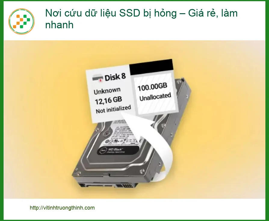 Khôi Phục Dữ Liệu Nơi cứu dữ liệu SSD bị hỏng - Trung tâm uy tín TPHCM