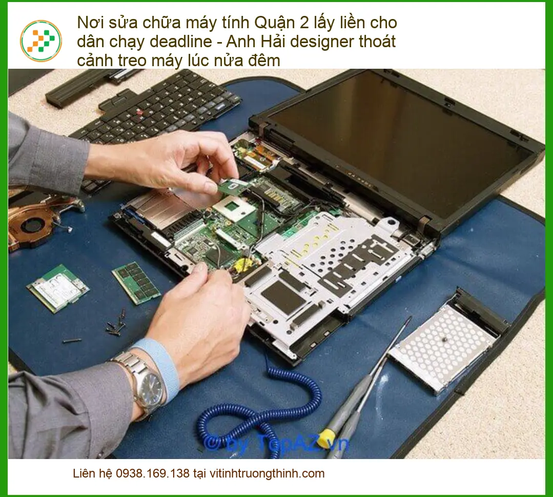 Sửa máy tính Quận 2 lấy liền cho dân chạy deadline - Khắc phục treo máy