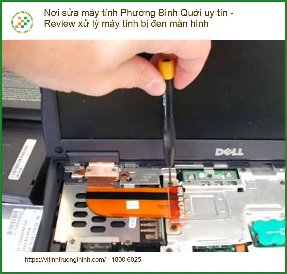 Sửa máy tính Bình Quới uy tín khi bị đen màn hình - Trung tâm hỗ trợ