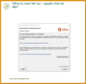 Văn phòng Office bị crash liên tục – Địa chỉ trung tâm hỗ trợ gần đây