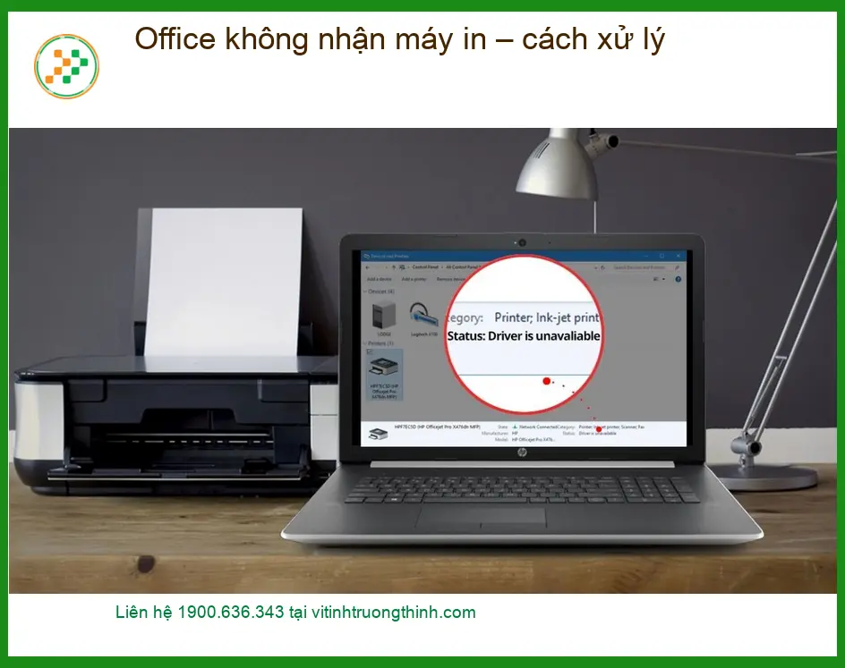 Văn phòng Office không nhận máy in – Cách xử lý nhanh tại TPHCM