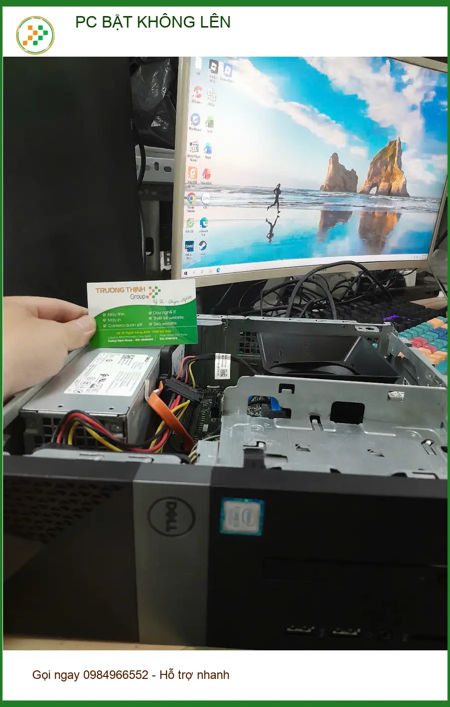 Bác Tấn ở Thủ Đức chia sẻ kinh nghiệm sửa PC bật không lên