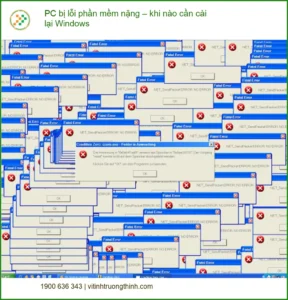 PC lỗi phần mềm nặng – khi nào cài lại Windows? Trung tâm hỗ trợ