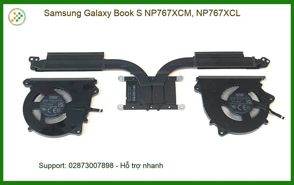 Quạt Fan Laptop Samsung NP767XCM NP767XCL - Thay Lắp Nhanh Tại TPHCM