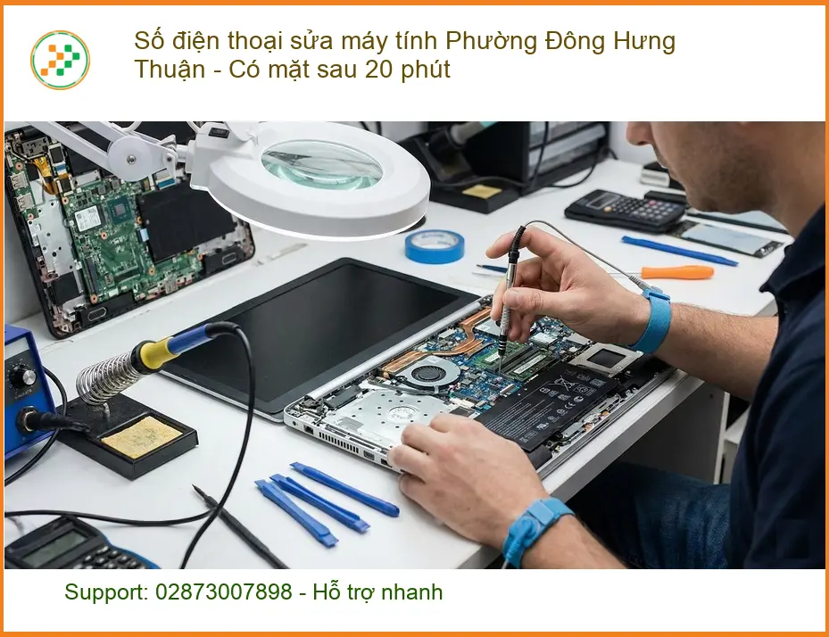 Sửa máy tính Phường Đông Hưng Thuận - Gọi thợ có mặt sau 20 phút