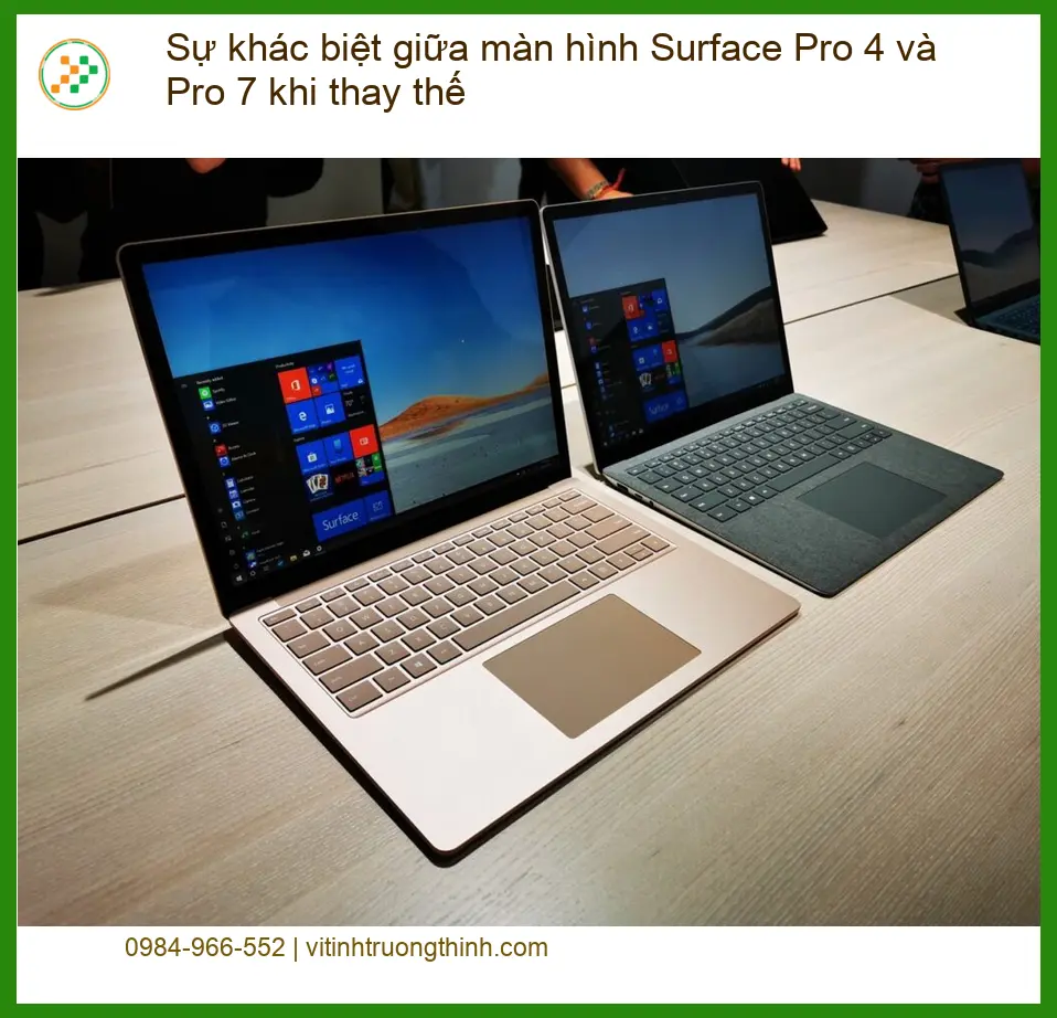 Sự khác biệt màn hình Pro 4 và 7 khi thay thế - Tư vấn chuyên gia