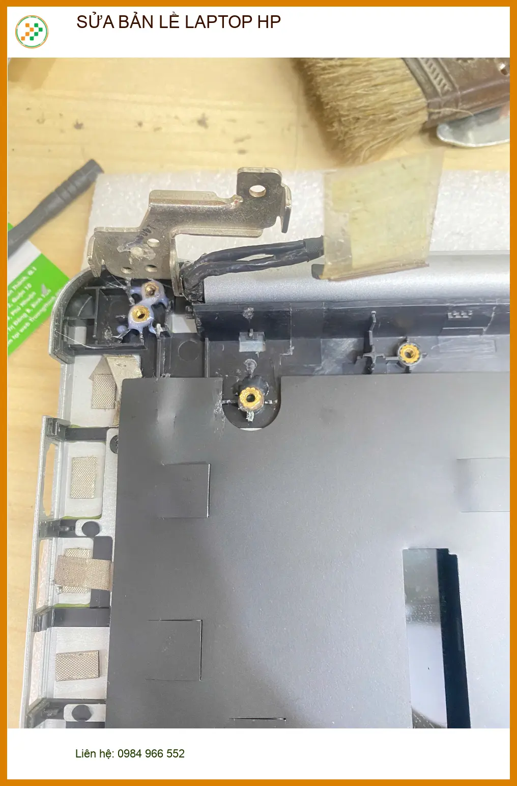 Tiệm sửa bản lề laptop HP Quận Gò Vấp - Chị Mai sinh viên loay hoay tìm chỗ uy tín