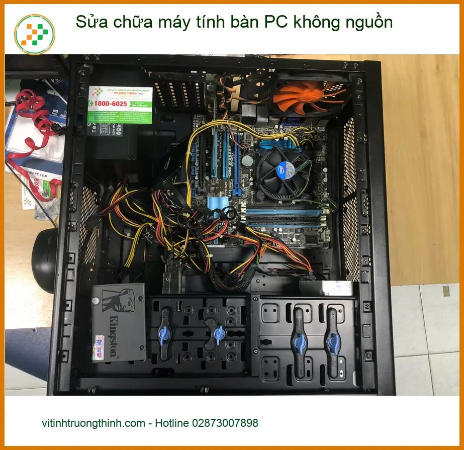 Máy tính bàn PC không nguồn - Chú Lâm cần sửa gấp ở Quận Bình Tân