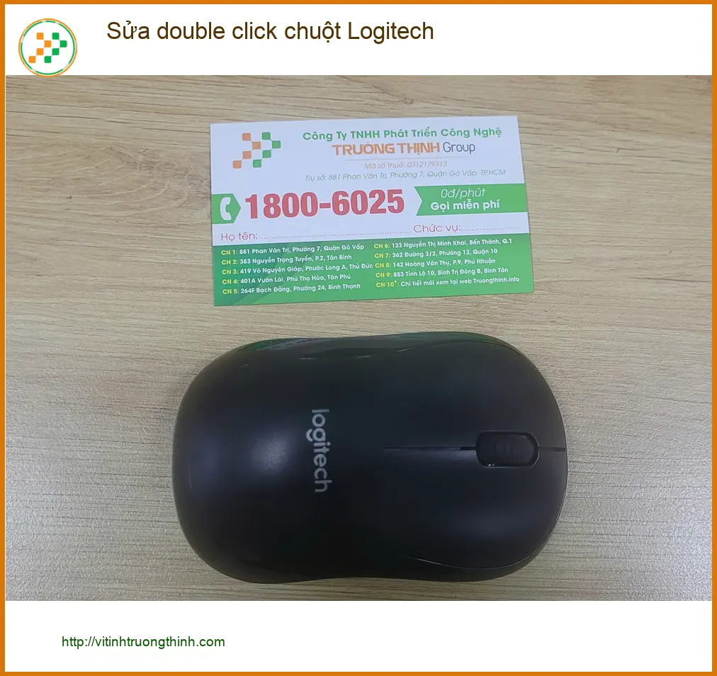 Anh Quân shipper sửa double click chuột Logitech Quận Bình Tân - Lấy ngay