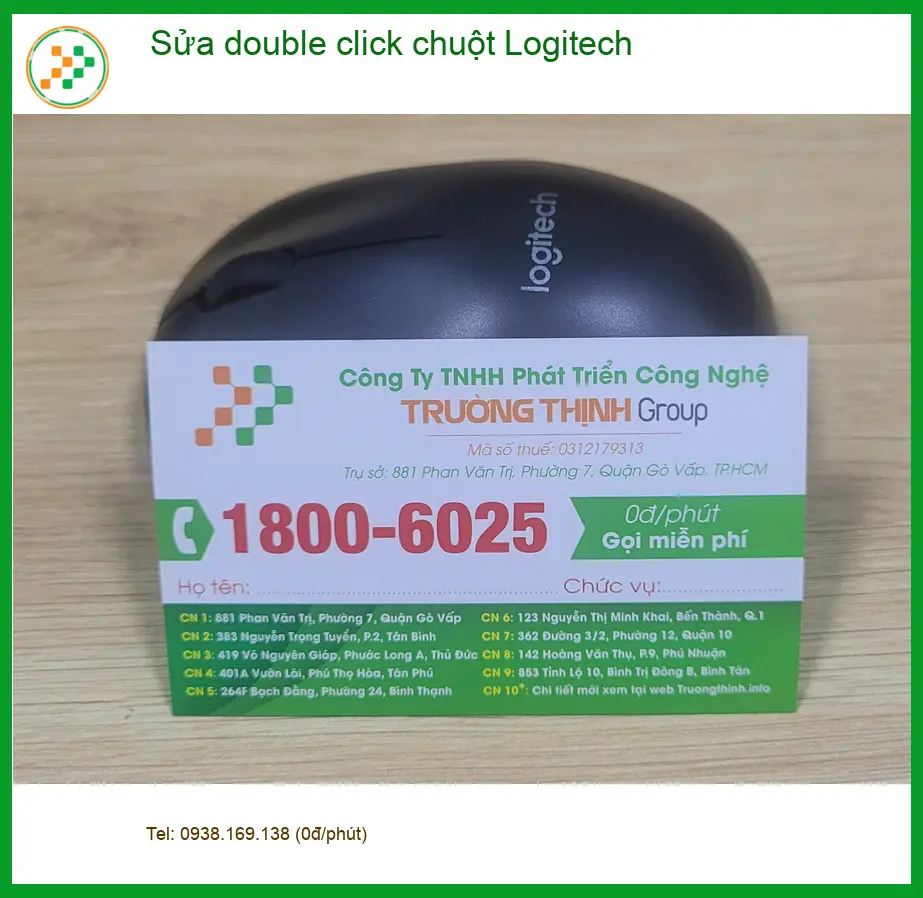 Anh Quân shipper sửa double click chuột Logitech Quận Bình Tân - Lấy ngay ảnh thực tế 1