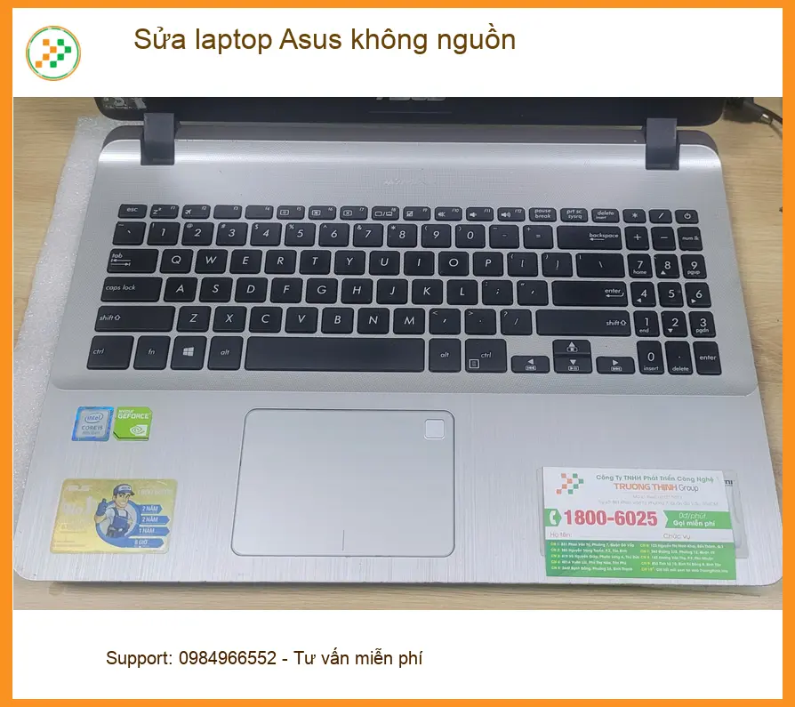 Trung tâm Sửa laptop Asus không nguồn Quận Bình Tân - Chị Khánh Linh cần lấy liền ảnh thực tế 2