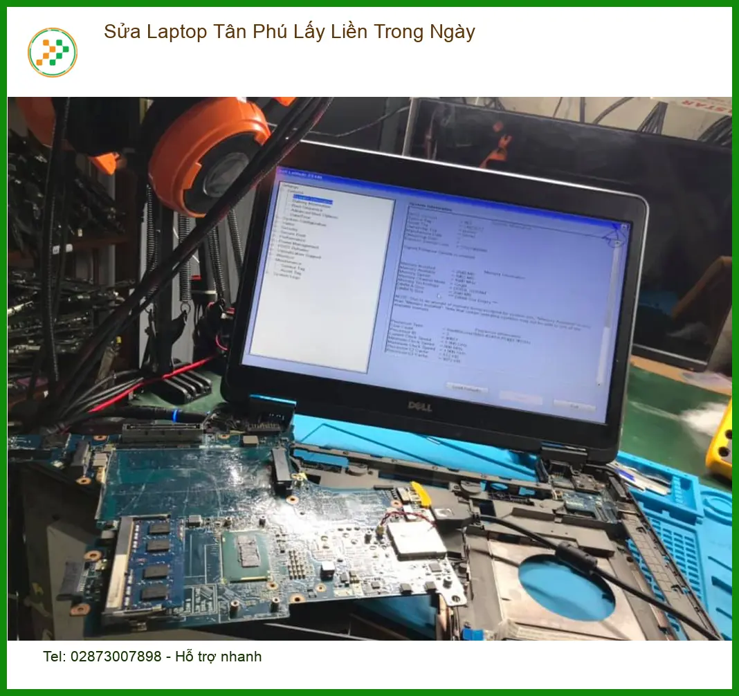 Sửa máy tính Laptop Tân Phú Lấy Liền Trong Ngày - Trung tâm uy tín TPHCM
