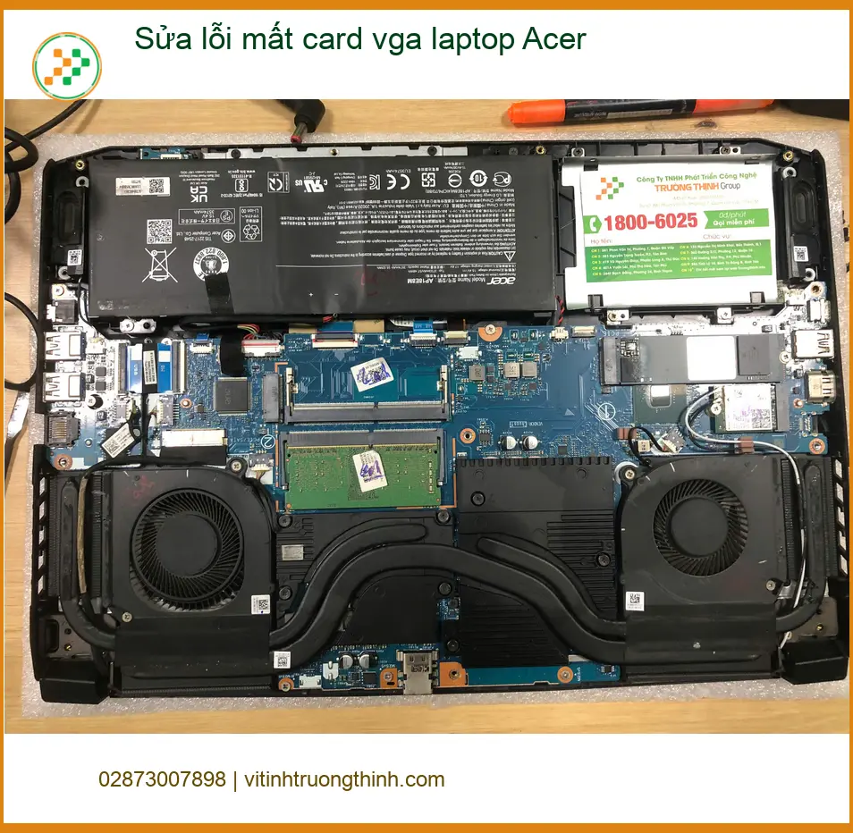 Anh Huy kiến trúc sư sửa lỗi mất card VGA laptop Acer Bình Tân uy tín