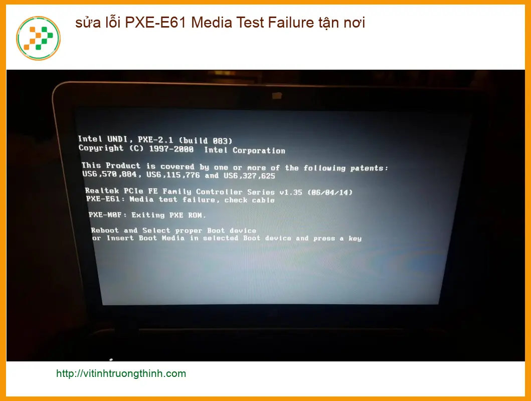 Sửa Laptop sửa lỗi PXE-E61 Media Test Failure - Trung tâm hỗ trợ gần đây