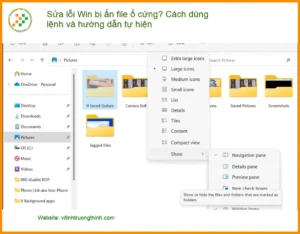 Sửa lỗi Win bị ẩn file ổ cứng: Lệnh tự hiện – Trung tâm hỗ trợ TPHCM