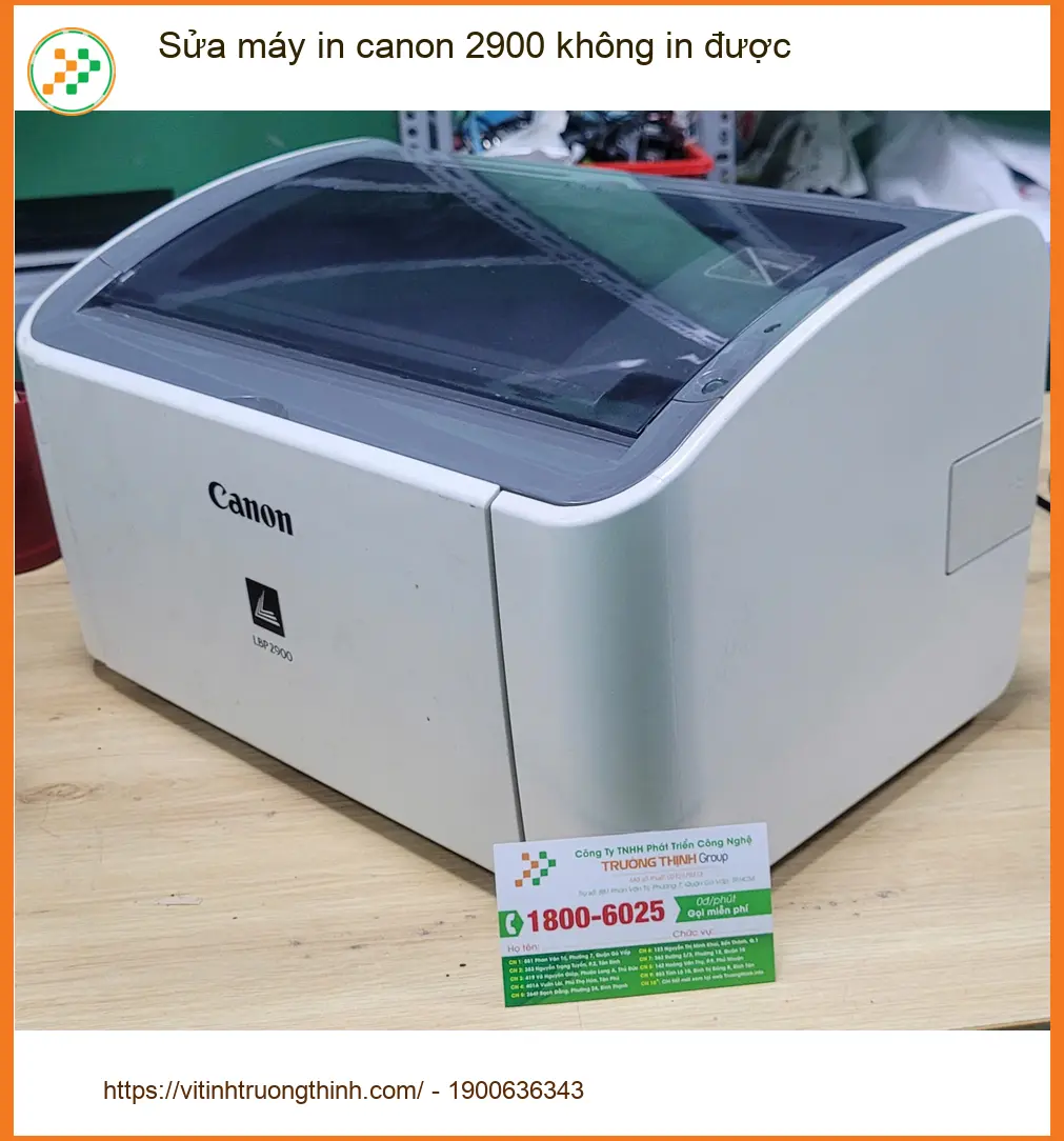 Bác Đức chủ cửa hàng khắc phục máy in Canon 2900 lỗi không in được Quận Bình Tân