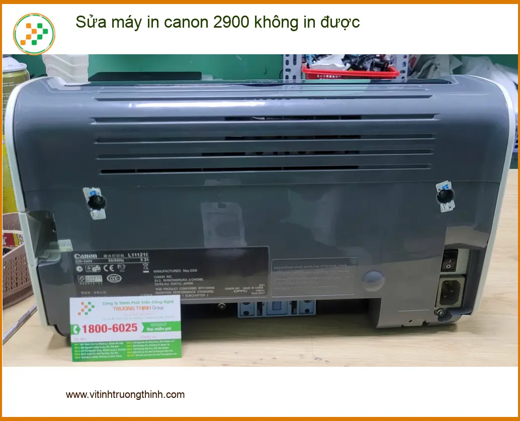 Bác Đức chủ cửa hàng khắc phục máy in Canon 2900 lỗi không in được Quận Bình Tân ảnh thực tế 2