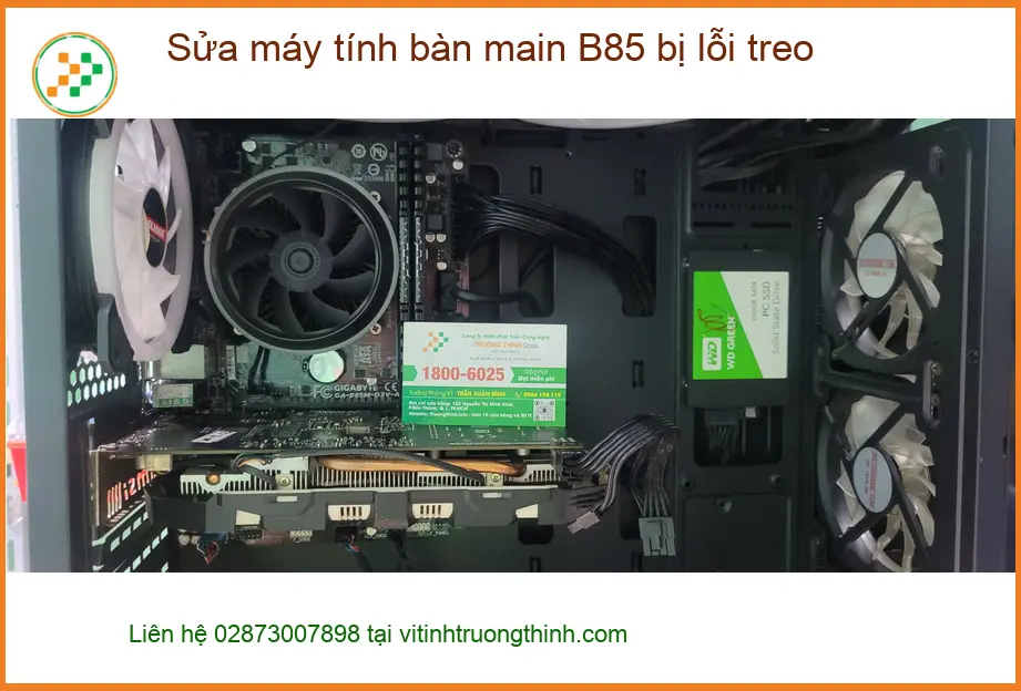 Dịch vụ sửa máy tính bàn main B85 bị lỗi treo Quận Bình Tân - Anh Kiệt review ảnh thực tế 2