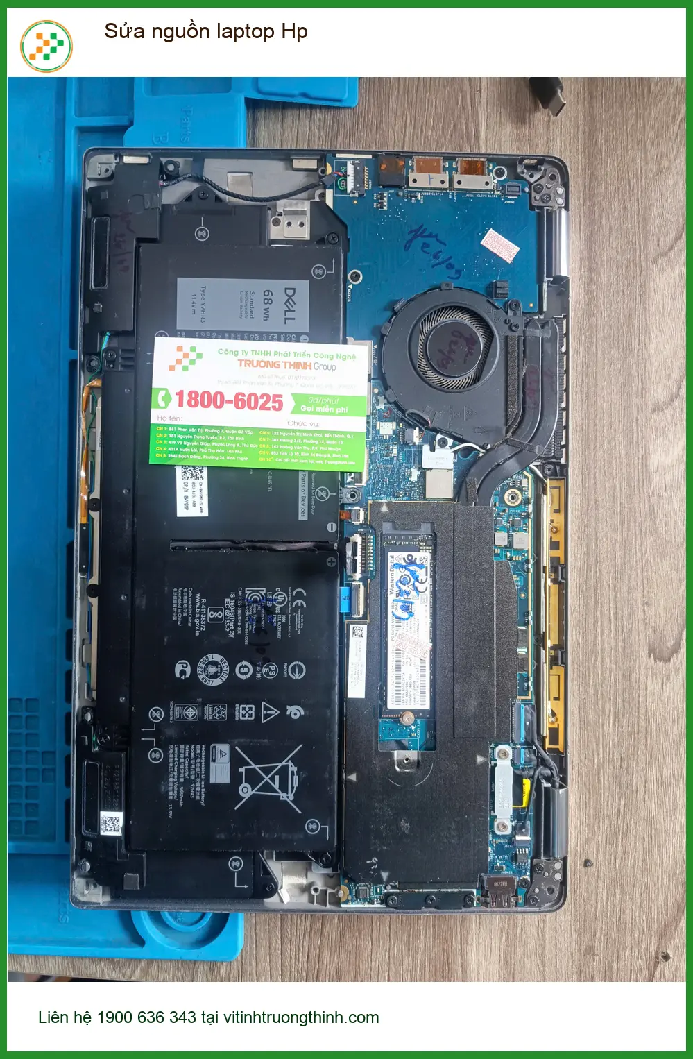 Dịch vụ sửa nguồn laptop Hp Quận Tân Phú uy tín - Anh Quốc Cường kiến trúc sư ảnh thực tế 1
