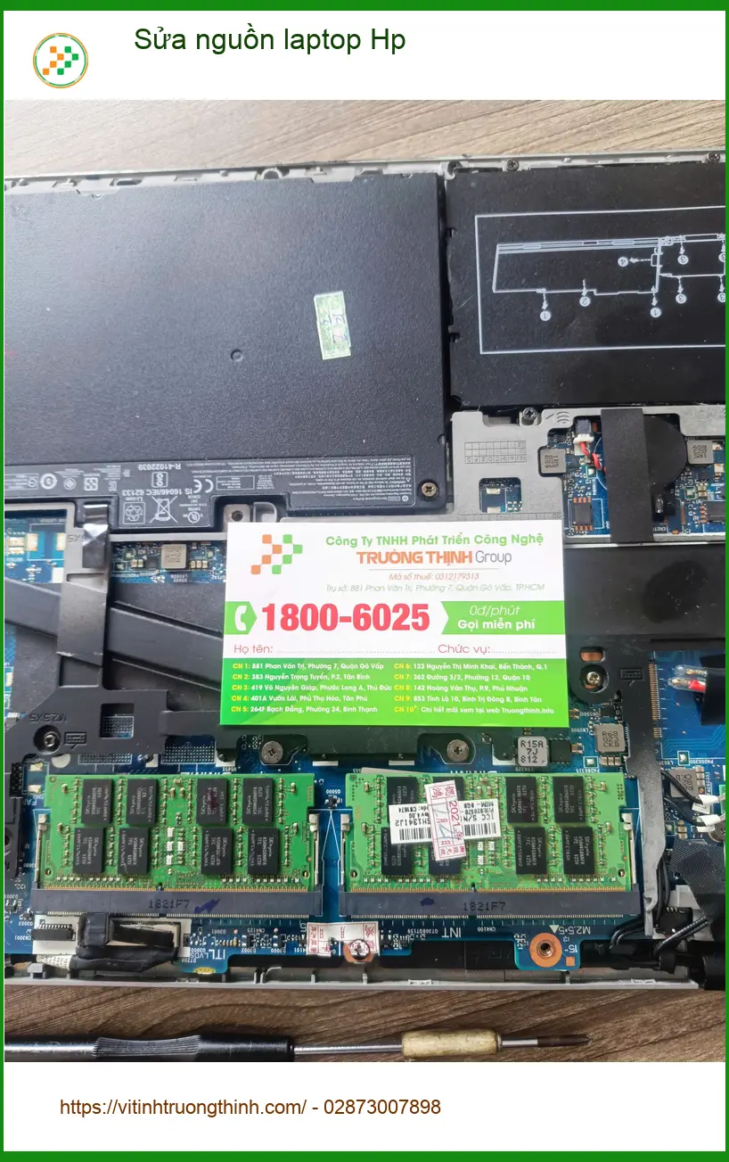 Dịch vụ Sửa nguồn laptop Hp Quận Tân Phú - Anh Kiên nhân viên IT