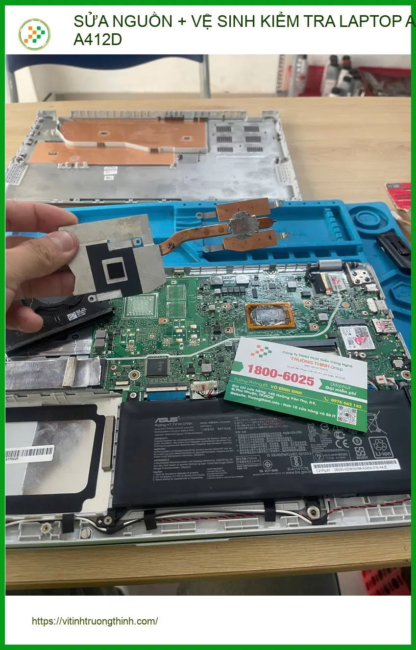 Dịch vụ sửa nguồn laptop Asus A412D Quận Phú Nhuận - Anh Quang lo lắng