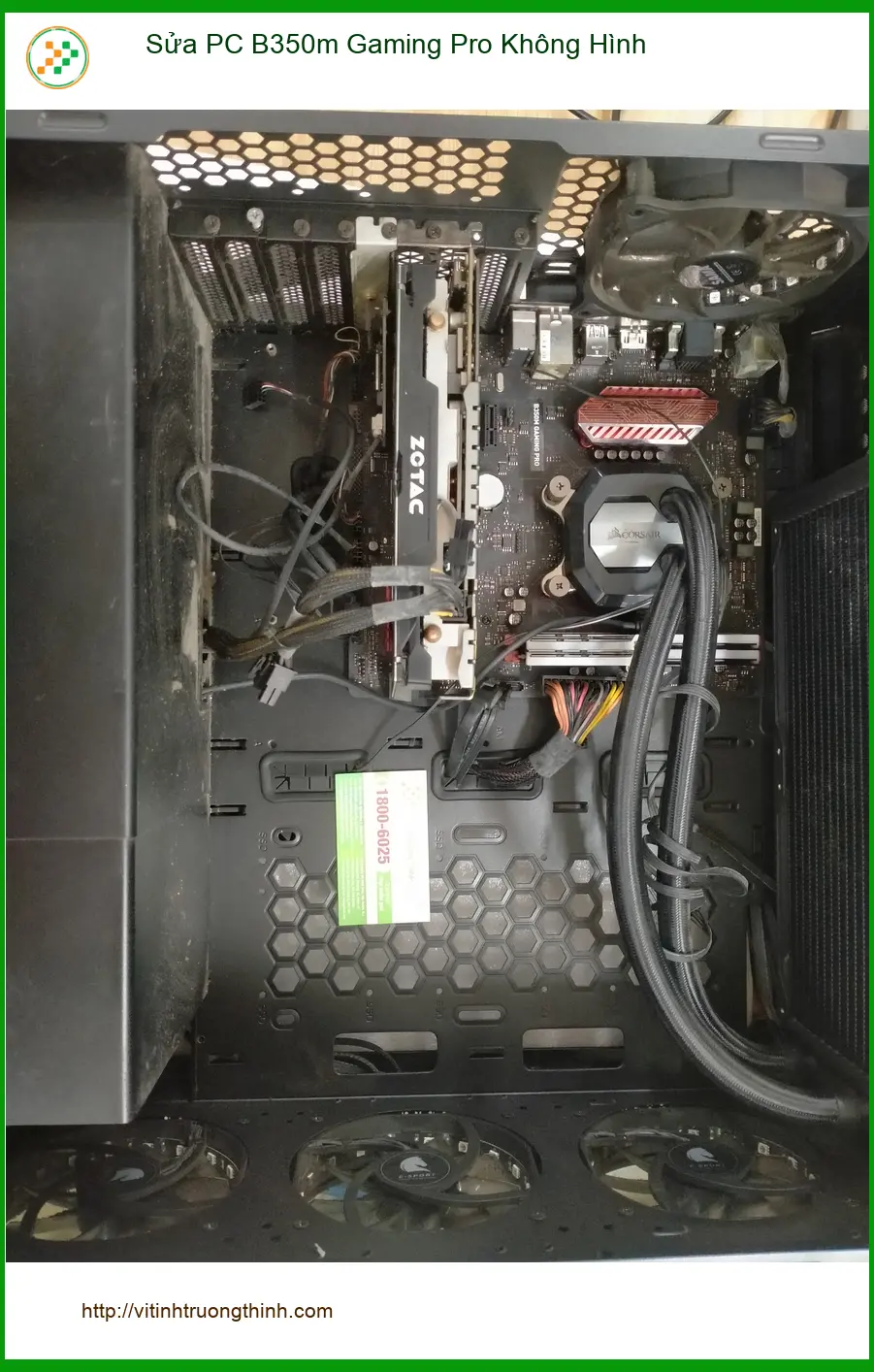 Chú Tân kỹ sư điện tử Quận 12 - Trung tâm sửa PC B350m Gaming Pro không hình uy tín