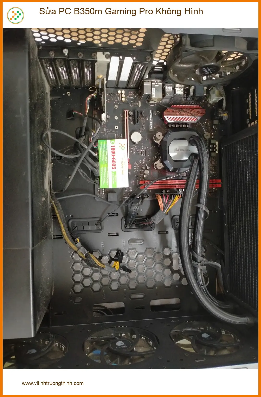 Chú Tân kỹ sư điện tử Quận 12 - Trung tâm sửa PC B350m Gaming Pro không hình uy tín ảnh thực tế 1