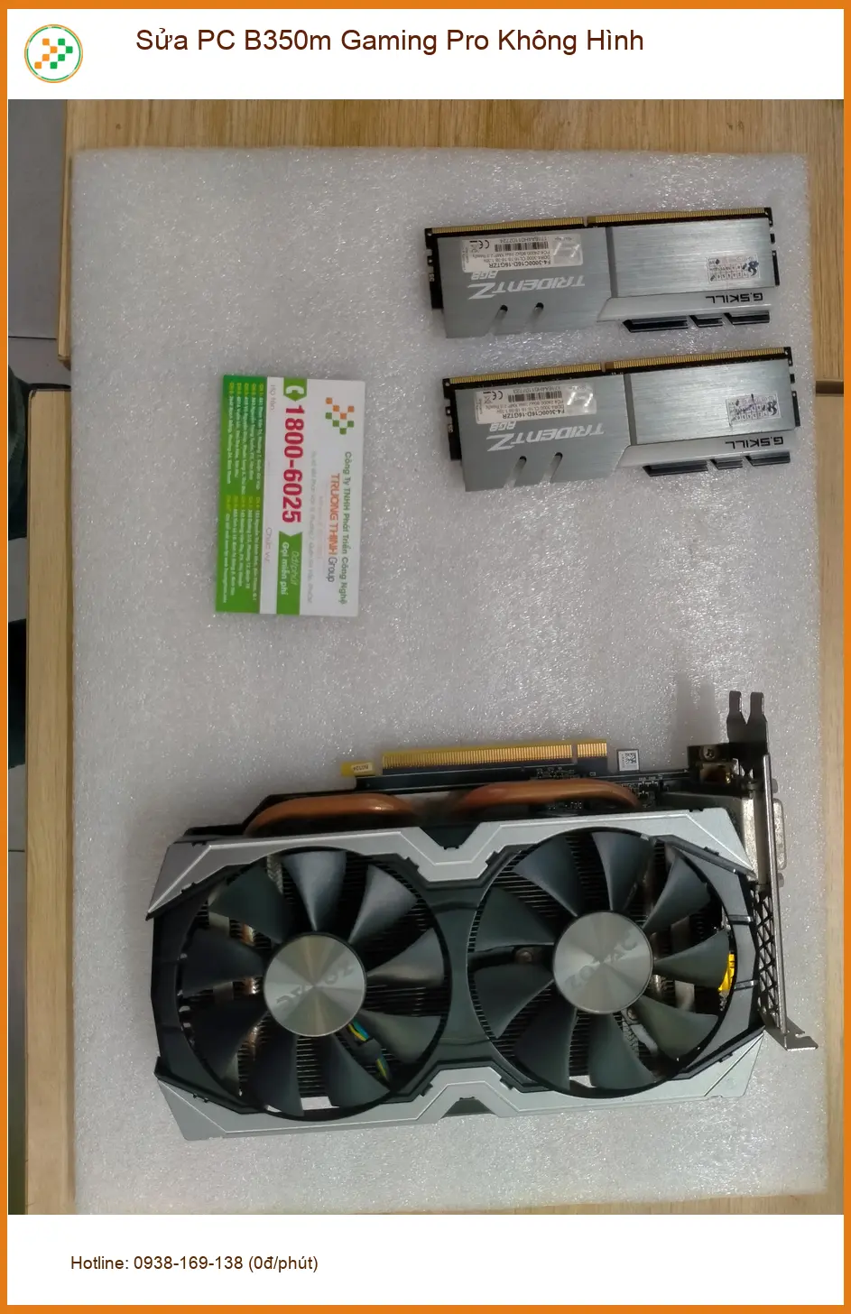 Chú Tân kỹ sư điện tử Quận 12 - Trung tâm sửa PC B350m Gaming Pro không hình uy tín ảnh thực tế 2
