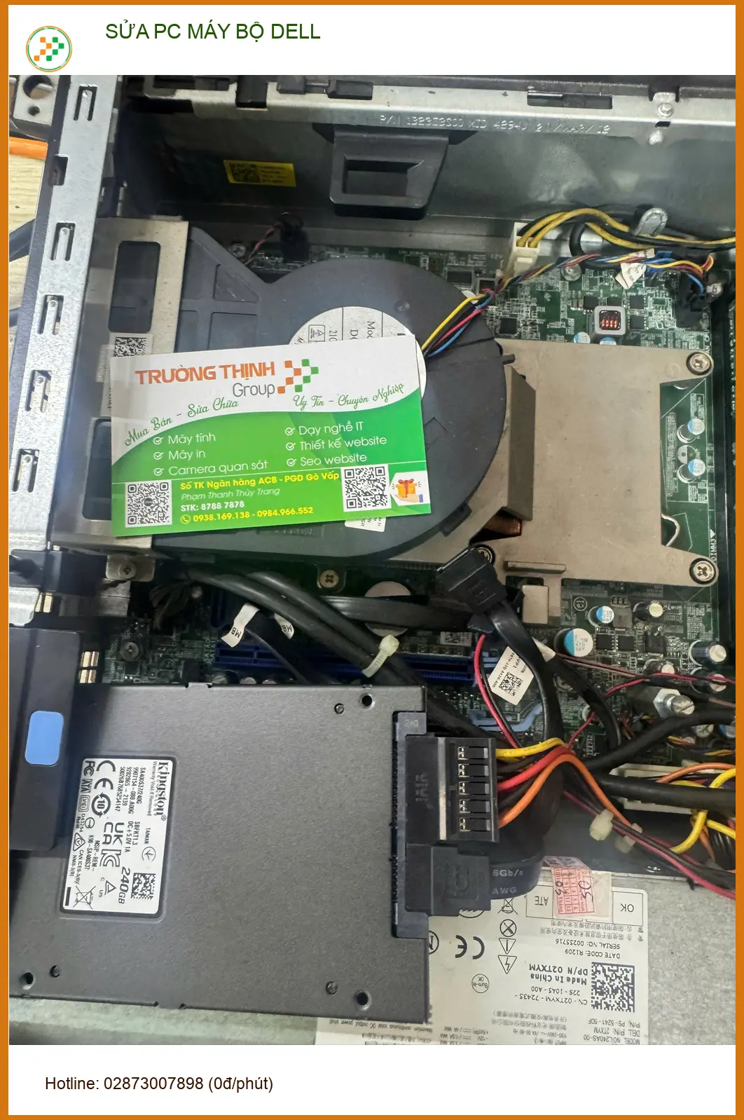 Dịch vụ Sửa PC MÁY BỘ DELL Quận Tân Bình lấy ngay – Anh Đức kỹ sư review