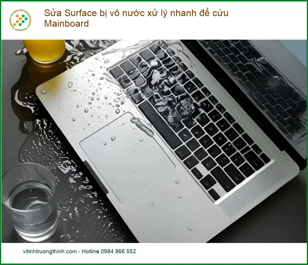 Sửa bị vô nước xử lý nhanh cứu Mainboard - Dịch vụ khắc phục lấy liền