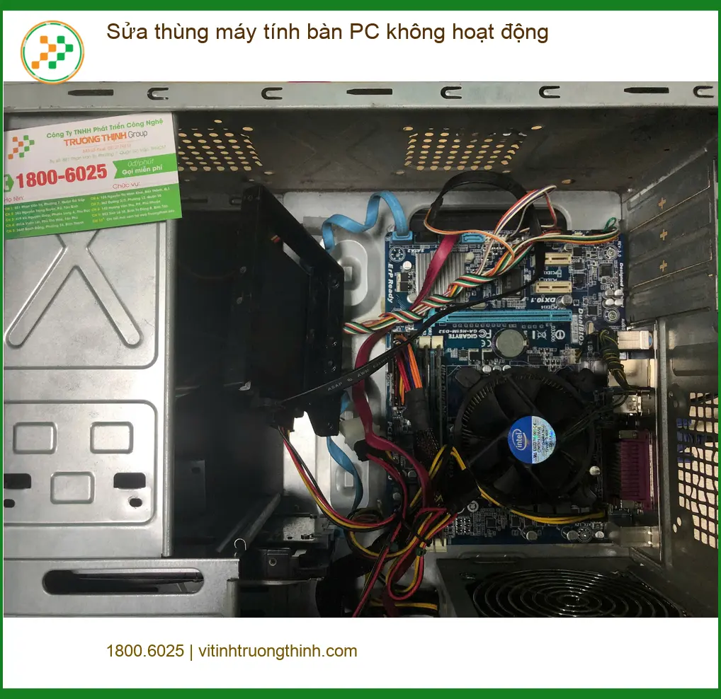 Anh Khoa tìm nơi sửa thùng máy tính bàn PC không hoạt động Quận Bình Tân ảnh thực tế 1