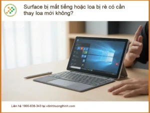 Surface bị mất tiếng hoặc loa rè có cần thay mới không? – Trung tâm sửa chữa uy tín TPHCM