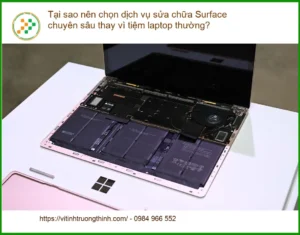 Dịch vụ chuyên sâu laptop: Lợi ích so với tiệm thường – Tư vấn