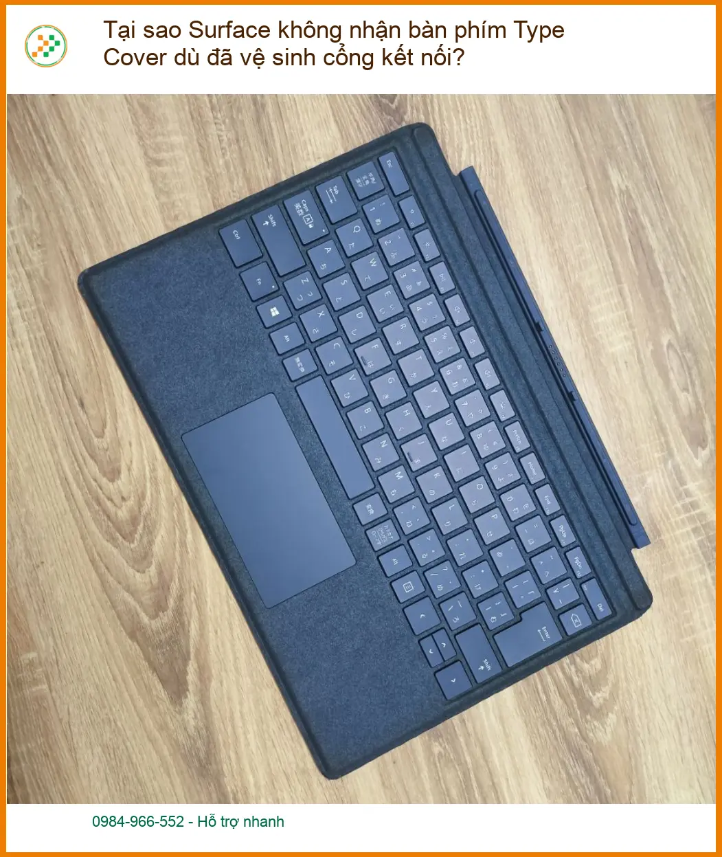 Surface Tại sao không nhận bàn phím Type Cover dù đã vệ sinh cổng kết nối? - Trung tâm hỗ trợ Surface gần đây