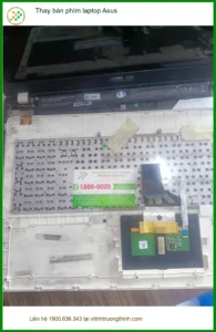 Chị Thảo cần thay bàn phím laptop Asus Quận Tân Phú vì dính nước