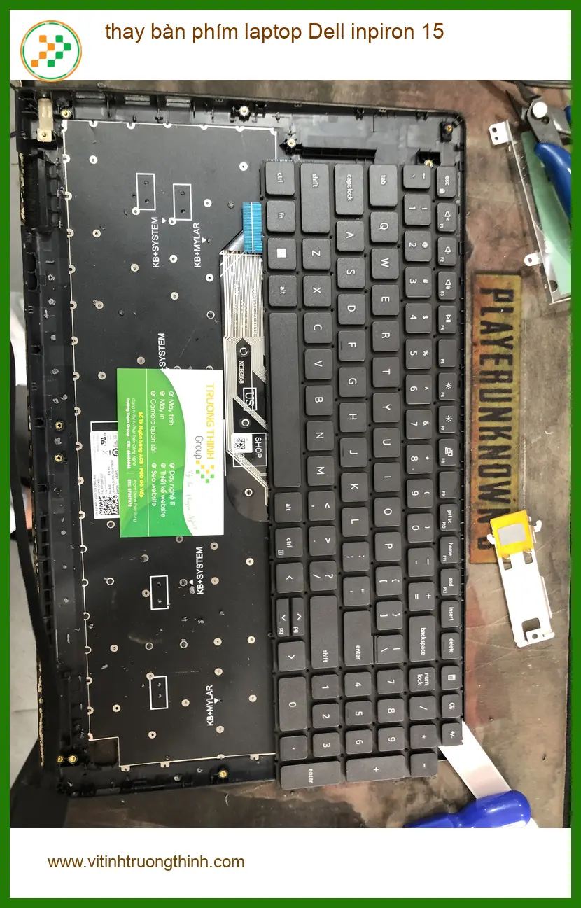 Anh Khoa thay bàn phím laptop Dell inpiron 15 Quận Bình Thạnh ảnh thực tế 1