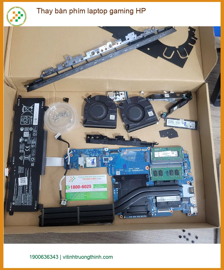 Dịch vụ Thay bàn phím laptop gaming HP Quận Tân Bình uy tín - Anh Bảo designer đồ họa review ảnh thực tế 1