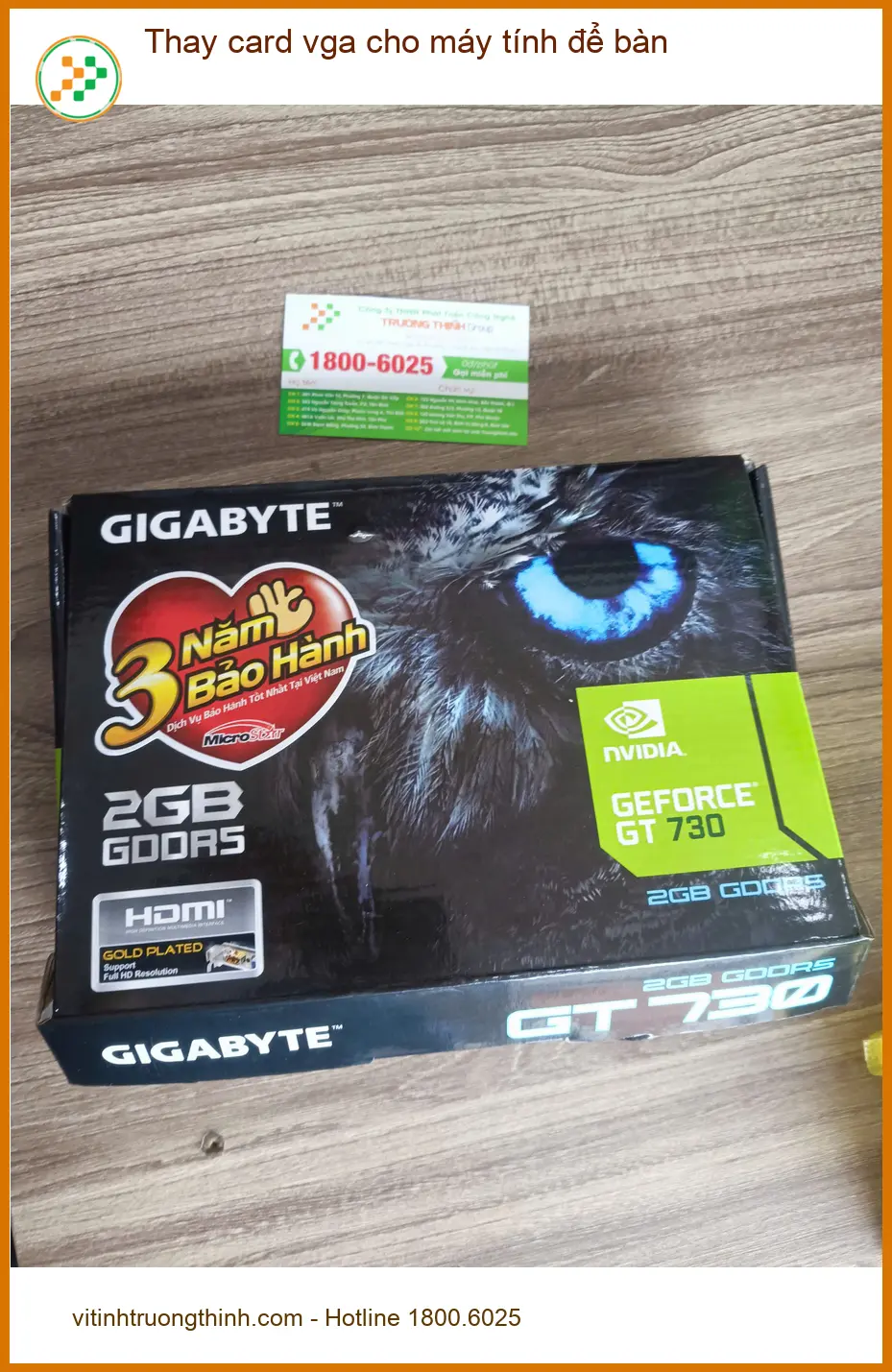 Chú Minh tìm chỗ thay card vga máy tính để bàn ở Quận Tân Phú giá tốt ảnh thực tế 1