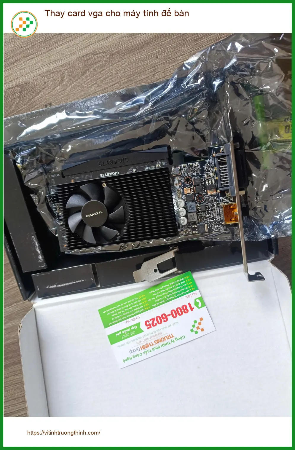 Chú Minh tìm chỗ thay card vga máy tính để bàn ở Quận Tân Phú giá tốt ảnh thực tế 2