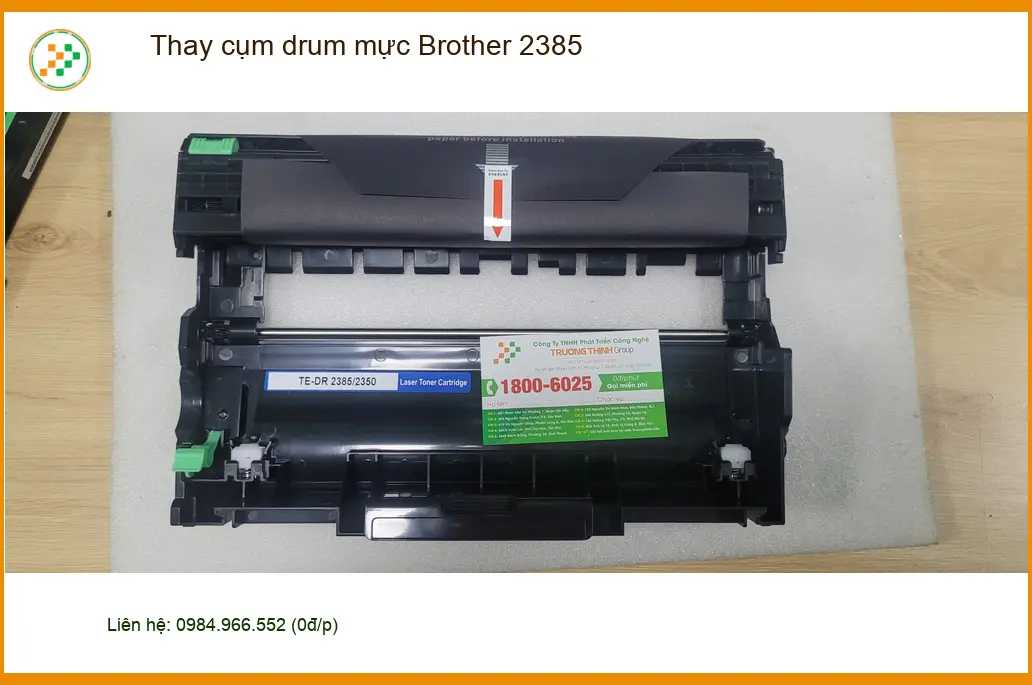Anh Sơn tìm địa điểm thay cụm drum mực Brother 2385 Quận Bình Tân uy tín