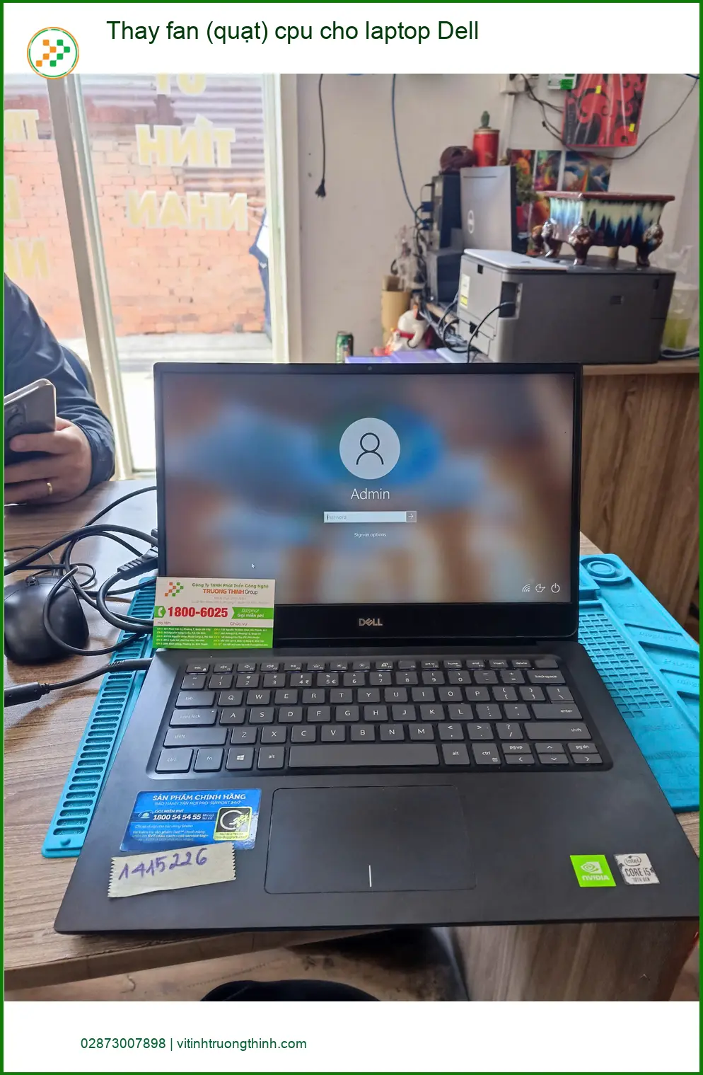 Anh Kiệt IT tìm Trung tâm Thay fan (quạt) cpu laptop Dell Quận Tân Phú Uy tín ảnh thực tế 1
