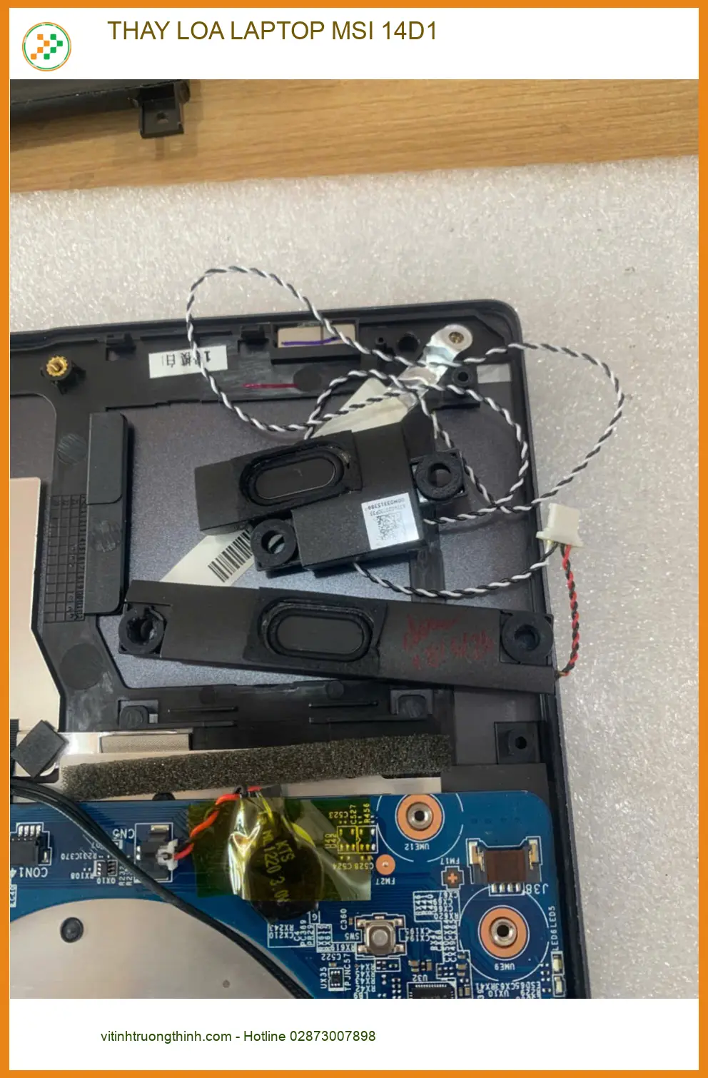 Trung tâm thay loa laptop MSI 14D1 Quận Tân Bình lấy ngay - Anh Huy IT review