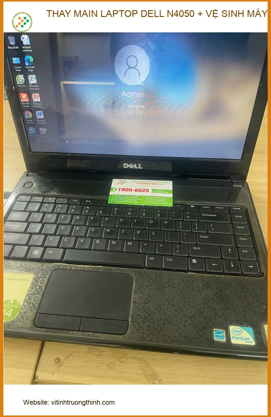 Chị Hằng tìm chỗ thay main laptop Dell N4050, vệ sinh máy Quận Phú Nhuận