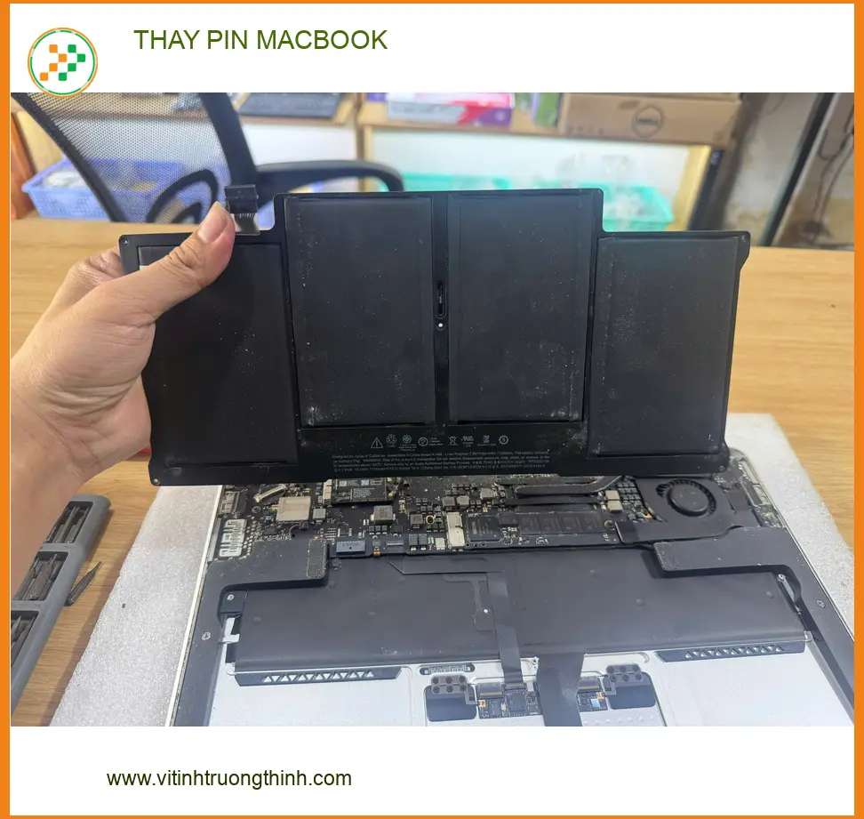Cô Mai kinh doanh online tìm nơi Thay Pin MACBOOK Quận Tân Bình lấy liền ảnh thực tế 1
