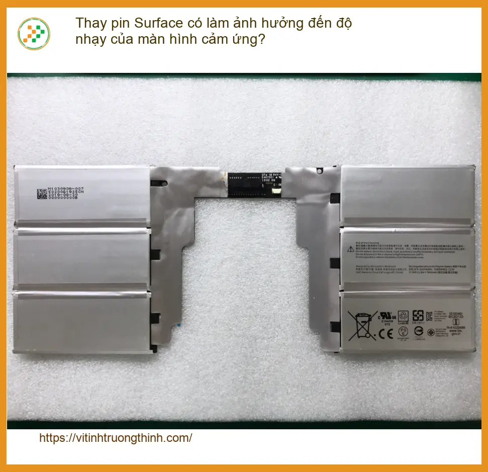 Thay pin Surface có ảnh hưởng độ nhạy màn hình? - Tư vấn kỹ thuật
