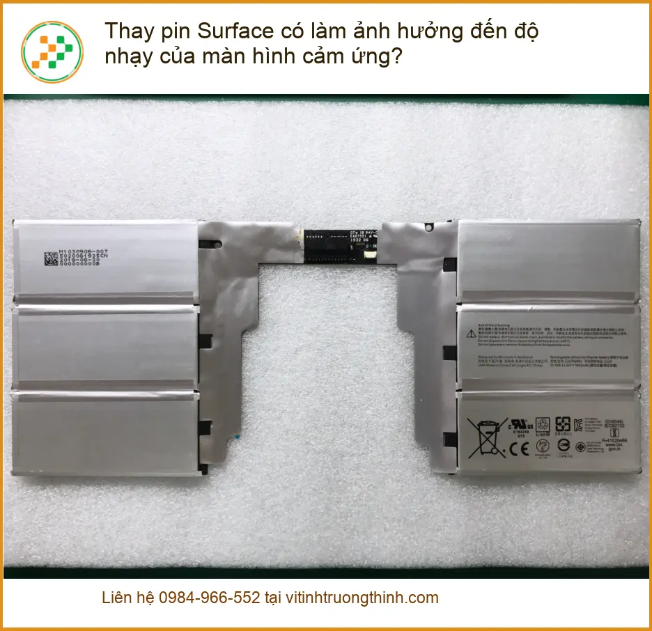 Surface Thay pin có làm ảnh hưởng độ nhạy màn hình? - Tư vấn kỹ thuật