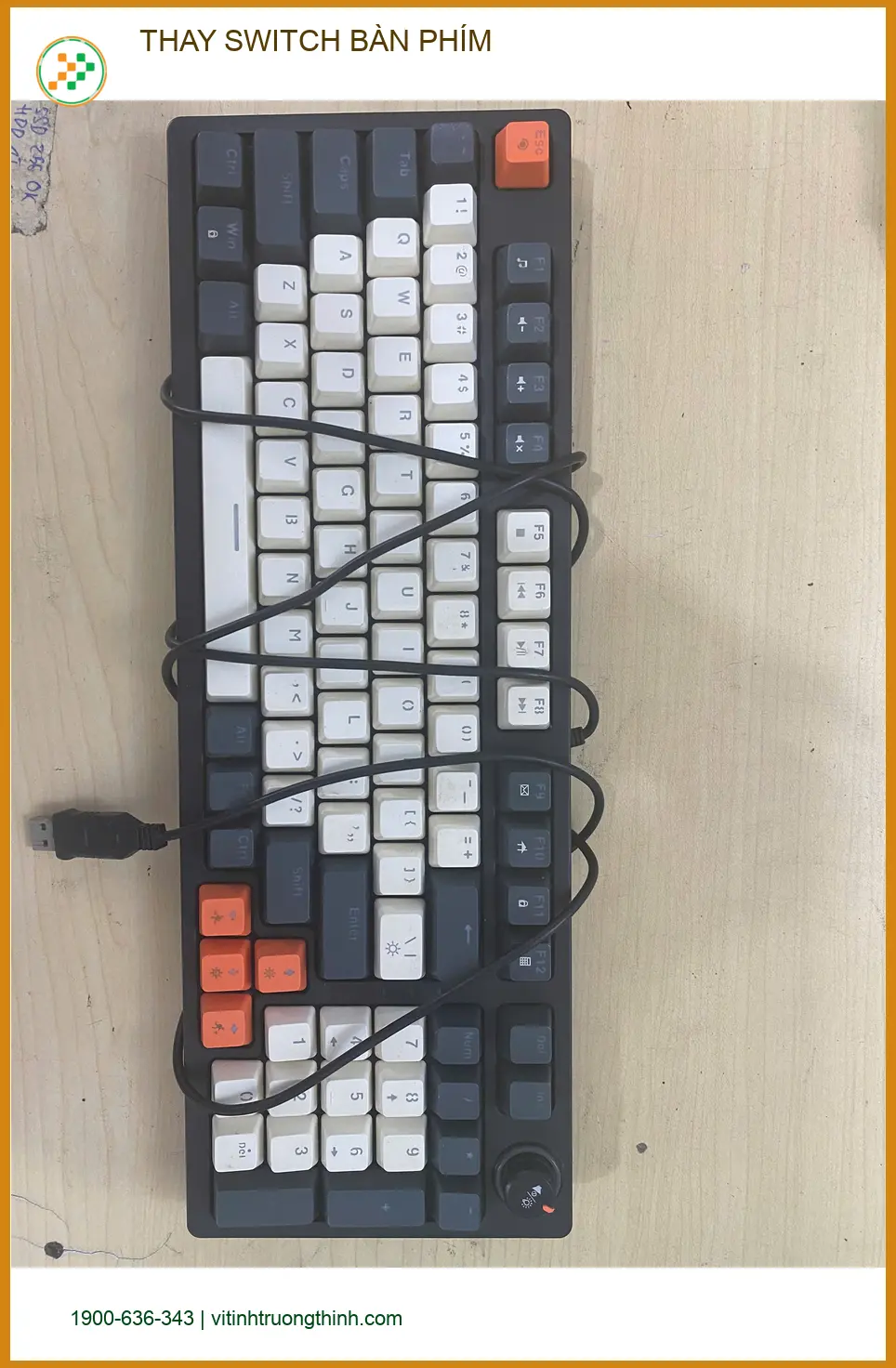 Dịch vụ thay switch bàn phím Quận Gò Vấp - Anh Khoa IT cứu bàn phím cơ lấy liền